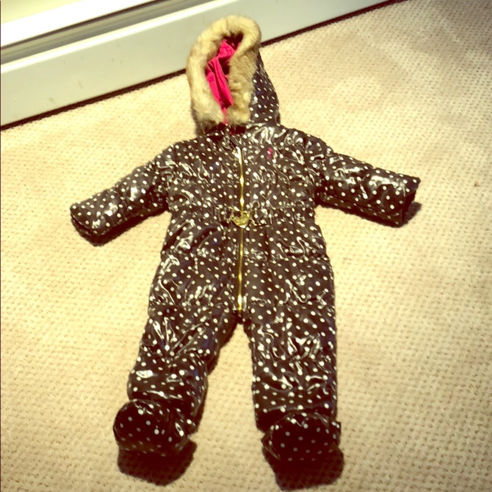 Baby girl Juicy Couture winter bunting size 6/9m